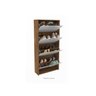 Sapateira Vertical Anne 4 Portas Canela Off White - 3