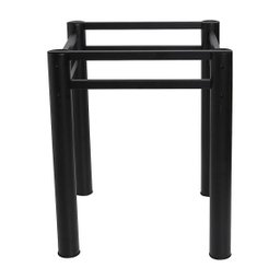 Base para Mesa de Vidro Jantar 4 Lugares Preta Quadrada - 5