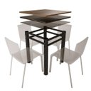 Ver imagem 2 de Base para Mesa de Vidro Jantar 4 Lugares Textura Quadrada