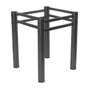 Ver imagem 4 de Base para Mesa de Vidro Jantar 4 Lugares Textura Quadrada