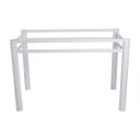 Ver imagem 5 de Base para Mesa de Vidro Jantar 8 Lugares Branca Retangular