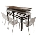 Ver imagem 2 de Base para Mesa de Vidro Jantar 8 Lugares Textura Retangular