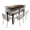 Ver imagem 1 de Base para Mesa de Vidro Jantar 8 Lugares Textura Retangular