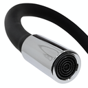 Ver imagem 7 de Torneira Metal Quadrada Preta Tubo Silicone Gourmet Parede