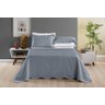 Colcha Casal Queen Size Sofisticata Bordada 200 Fios Luxuosa - 1
