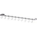 Ver imagem 2 de Porta Utensílios E Talheres De Parede 100cm 18 Ganchos