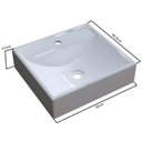 Ver imagem 3 de Cuba para Banheiro Pia de Apoio Redonda Mármore Sintético Lavabo