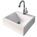 Ver imagem 2 de Cuba para Banheiro Pia de Apoio Redonda Mármore Sintético Lavabo