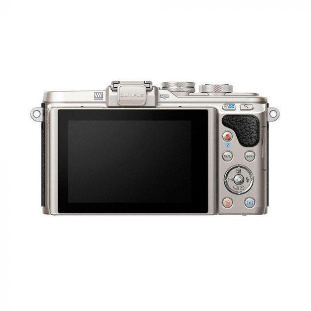 OLYMPUS PEN E-PL8 シルバー Câmera Olympus Pen E-Pl8 Corpo Preto | MadeiraMadeira