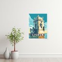 Ver imagem 1 de Quadro Decorativo Torre de Belém - Portugal 24x18cm:moldura Branca