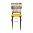 Ver imagem 3 de 6 Cadeiras para Mesa Preta Hawai Cappuccino Premium:amarelo