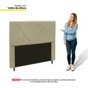 Ver imagem 4 de Cabeceira Cama Box Solteiro Mali 90cm Corano Bege