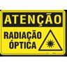 PLACA ATENÇÃO RADIAÇÃO ÓPTICA - 1