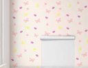 Ver imagem 3 de Papel de Parede Flores Jardim Suspenso Infantil Colorido Rolo 3m