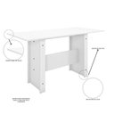Ver imagem 3 de Conjunto de Mesa e 6 Cadeiras para Sala de Jantar Milano - Branco / Preto - Poliman