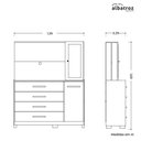 Ver imagem 3 de Cômoda Ilhabela com Espelho Albatroz