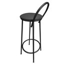 Ver imagem 4 de Banqueta Alta de Metal Altura 75cm Drink Estofada Preto