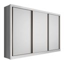 Ver imagem 1 de Guarda Roupa Casal 3 Portas 6 Gavetas Nápoli -Mt- Rei de Casa Branco