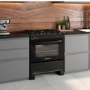 Ver imagem 2 de Fogão Neo Glass de 5 Bocas Mesa em Vidro Preto Bivolt Suggar