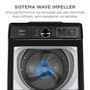 Ver mais imagens de Máquina de Lavar 12kg Branca Wave Impeller Midea Mav04w120/wkbr05 220v
