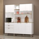 Ver imagem 1 de Cozinha Compacta Boreal 5 Portas 2 Gavetas Branco - Mx Móveis