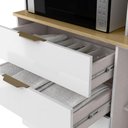 Ver imagem 4 de Cozinha Compacta Boreal 5 Portas 2 Gavetas Branco - Mx Móveis