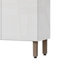 Ver imagem 5 de Cozinha Compacta Boreal 5 Portas 2 Gavetas Branco - Mx Móveis