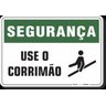 Placa Segurança Use O Corrimão - 1