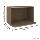Ver imagem 3 de Balcão Aéreo de Cozinha Modulada Nicho Microondas Vitoria