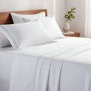 Ver imagem 1 de Jogo Cama Box Queen Alícia Algodão 400 Fios Bordado Luxo:branco