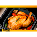 Ver imagem 5 de Bandeja Panela Forma Cesta De Silicone Para Airfryer