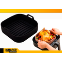 Ver imagem 2 de Bandeja Panela Forma Cesta De Silicone Para Airfryer