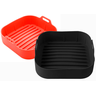 Bandeja Panela Forma Cesta De Silicone Para Airfryer - 1