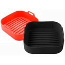 Ver imagem 1 de Bandeja Panela Forma Cesta De Silicone Para Airfryer