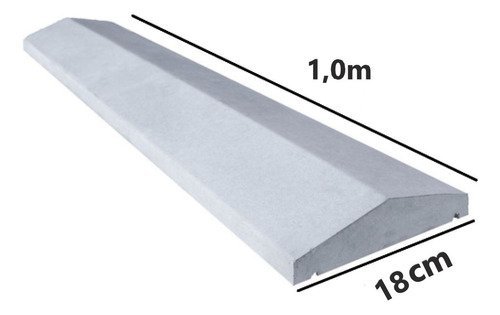 Forma de Aço para Fazer Chapéu de Muro Trapézio - 1,0 X 18 - 5