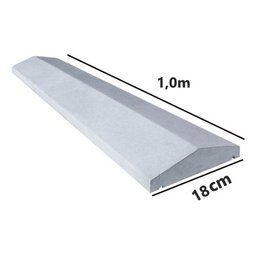 Forma de Aço para Fazer Chapéu de Muro Trapézio - 1,0 X 18 - 5