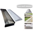 Ver imagem 7 de Forma de Aço para Fazer Chapéu de Muro Trapézio - 1,0 X 18