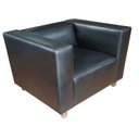 Ver imagem 1 de Poltrona de Sala Decorativa Lincoln Corino Preto