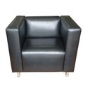 Ver imagem 3 de Poltrona de Sala Decorativa Lincoln Corino Preto