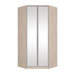 Guarda-Roupa Canto Modulado com Espelho 2 Portas Diamante Henn - 1 Guarda-Roupa Canto Modulado com Espelho 2 Portas Diamante Henn - 1
