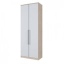 Ver imagem 1 de Guarda-Roupa Modulado 2 Portas 5 Prateleiras Diamante Henn
