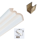 Ver imagem 1 de Moldura Isopor Roda Teto Substitui Gesso liso 9 Metros - F50