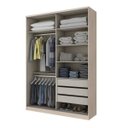 Ver imagem 3 de Guarda-Roupa Modulado 2 Portas de Correr Diamante Henn