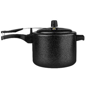 Panela de Pressão 10 Litros Aluminio Preto Craquelado Real