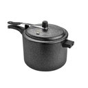 Ver imagem 2 de Panela de Pressão 10 Litros Aluminio Preto Craquelado Real