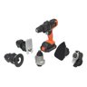 Kit Furadeira e Parafusadeira 20v 6 em 1 Matrix Black Decker 110v/220v - 7