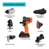 Kit Furadeira e Parafusadeira 20v 6 em 1 Matrix Black Decker 110v/220v - 2