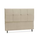 Ver imagem 2 de Cabeceira Estofados Casal Queen Quarto 1,64cm Poliana Suede Bege Madelina Decor