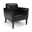 Ver imagem 6 de Kit 2 Poltronas Decorativas Isabella Pés Fixo em Madeira Pu Preto Brilho G19 - Gran Belo