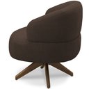 Ver imagem 6 de Poltrona Decorativa Giratória Sala de Estar Living Seven F04 Veludo Marrom - Lyam Decor